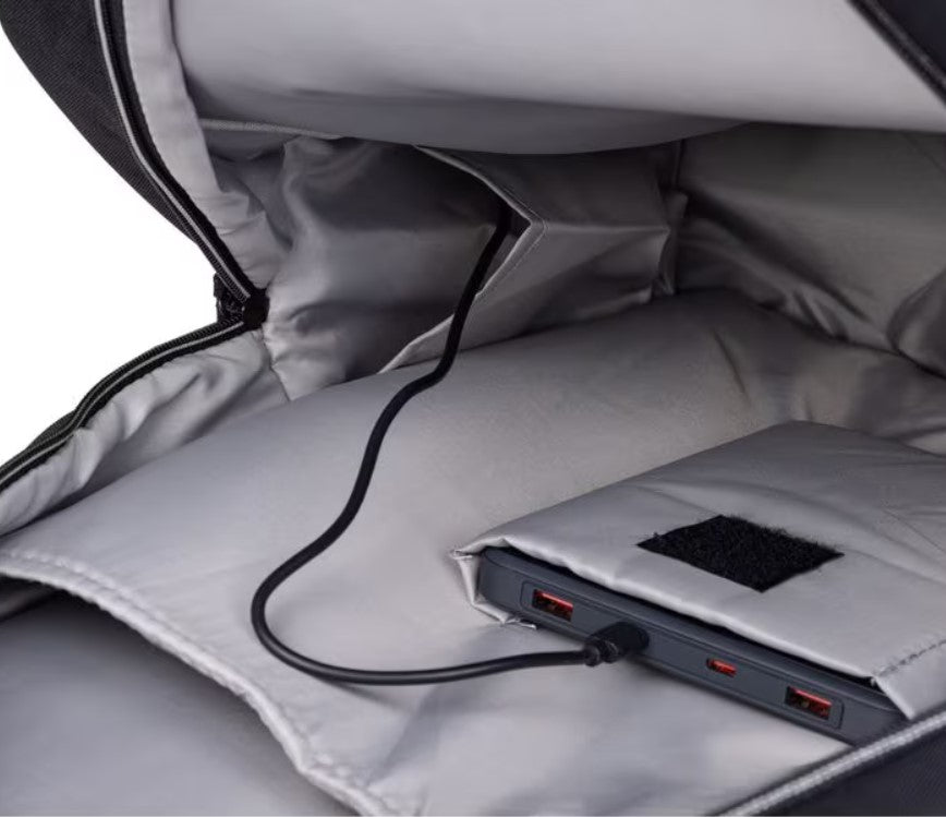 ONIT Backpack Charge – Notebook-Rucksack – für 15,6"-Notebook, 25 l, Kunststoff, Schwarz, USB-Anschluss