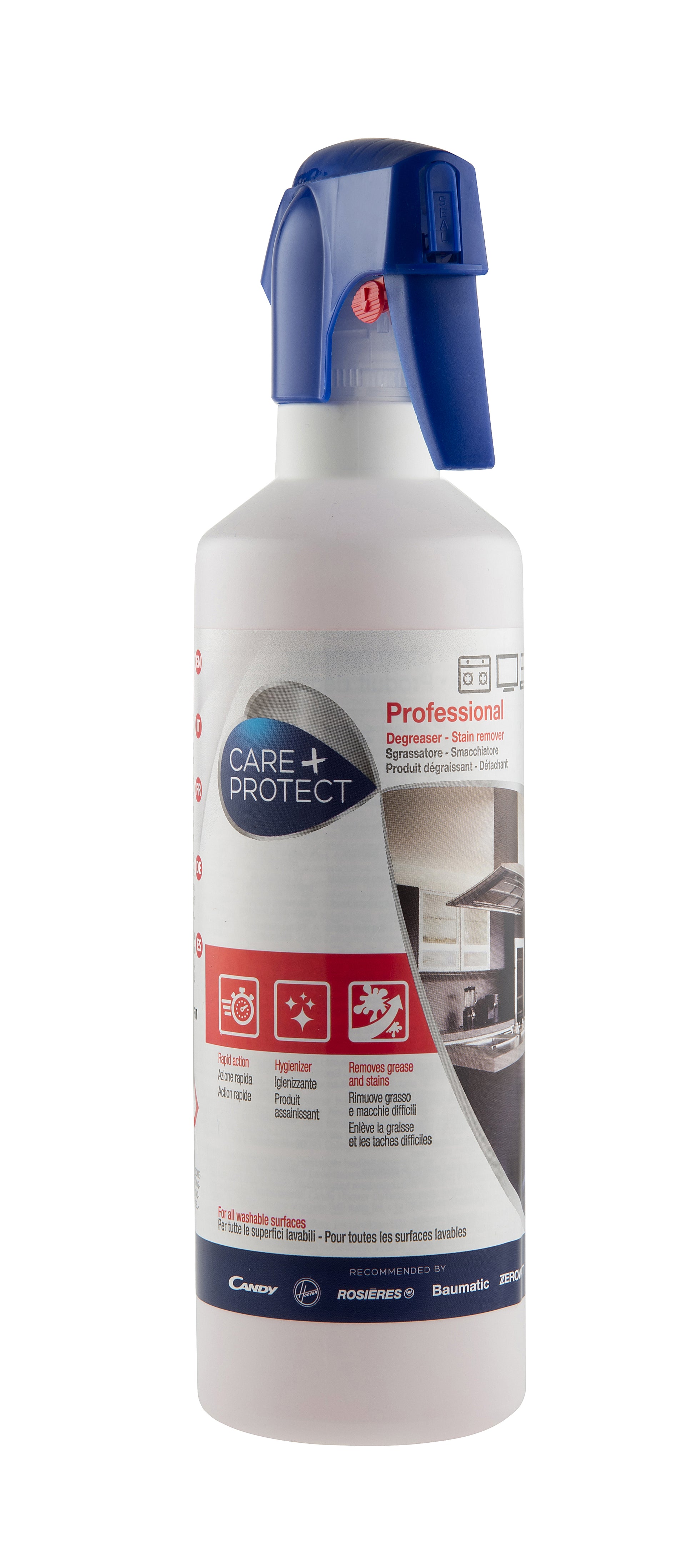 Care + Protect CarePlus Protect Küchenreiniger/Fettlöser für abwaschbare Oberflächen – Sprühflasche – 500 ml