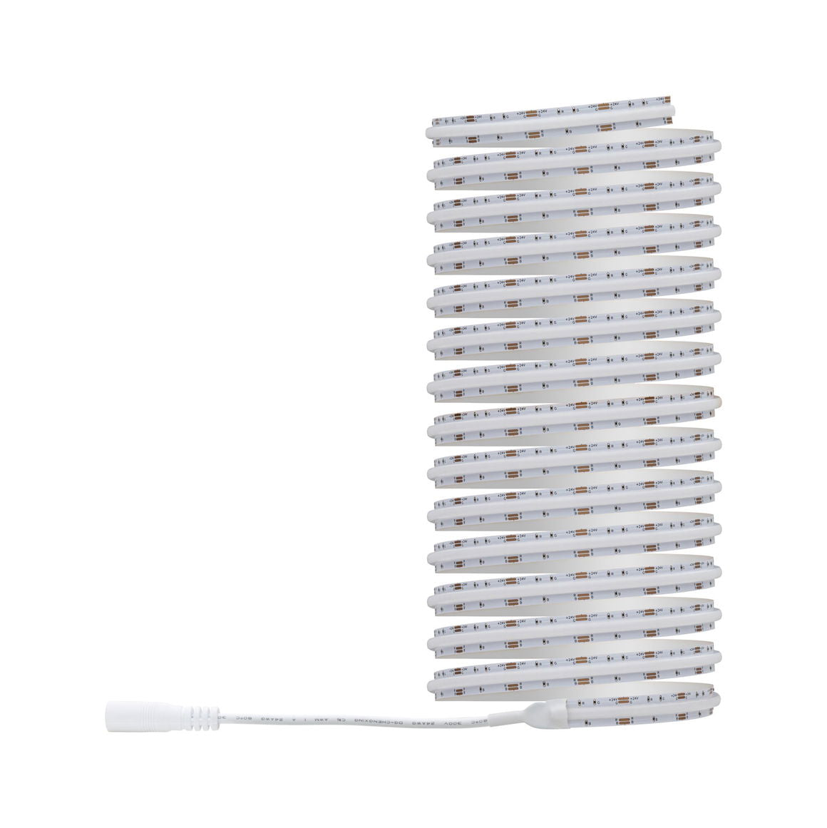 Paulmann LED-Strip – Set, 5 m, 700 lm, 14,5 W, RGB, dimmbar, weiss, Fernbedienung, inkl. Netzteil, Infrarot