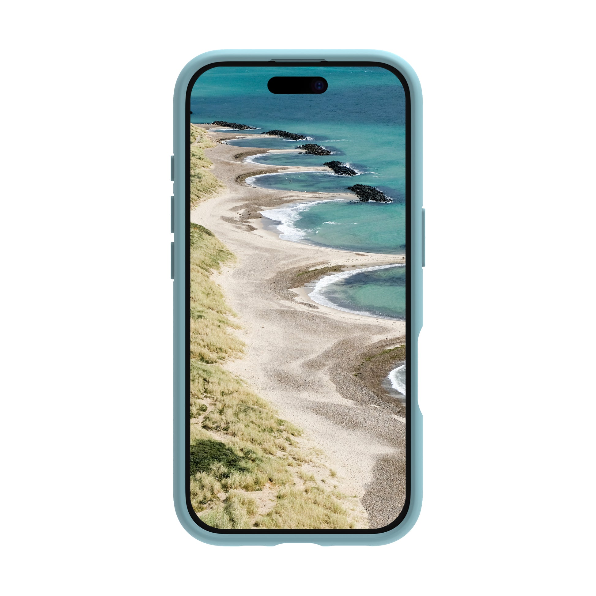 dbramante1928 Grenen Backcover – für Apple iPhone 16 – MagSafe, Recycling-Kunststoff, grün, bis 2 m sturzsicher