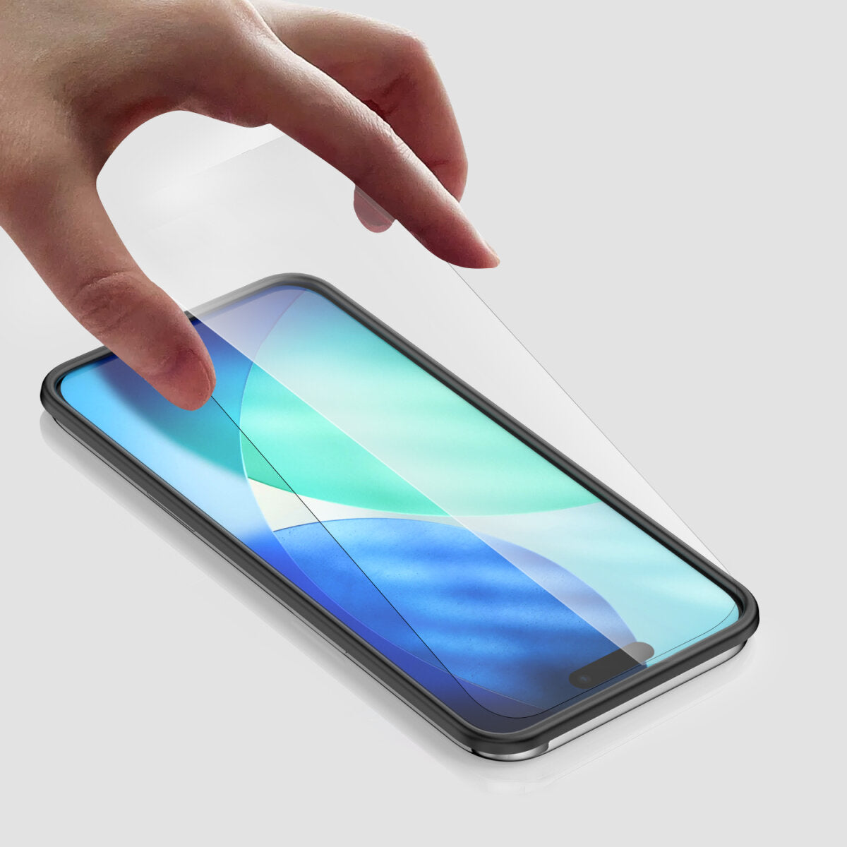 4smarts Displayschutz (Panzerglas), Case Friendly – für iPhone 17 Air – mit Applikator