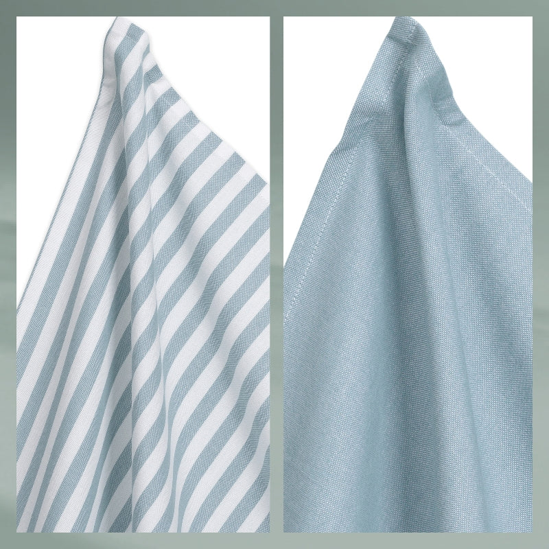 Kela Geschirrtuch CAJA – 50 × 70 cm, Blau, Baumwolle, 2er-Set