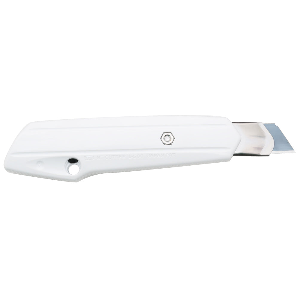 NT Cutter MNCR – Abbrechmesser 18 mm, Schiebemechanik, Schwarz, Weiss, 1 Stk.
