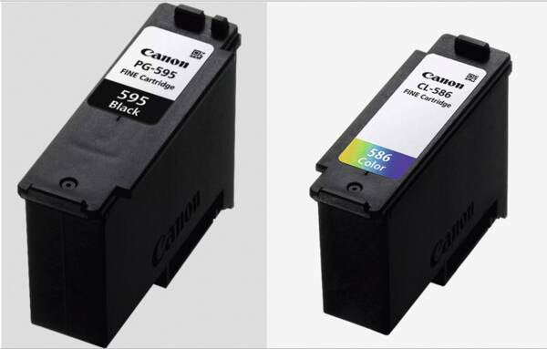 Canon PG-595/CL-586 Tintenpatronen-Multipack, Schwarz/Cyan/Magenta/Gelb (Original) – für Canon PIXMA TS7550