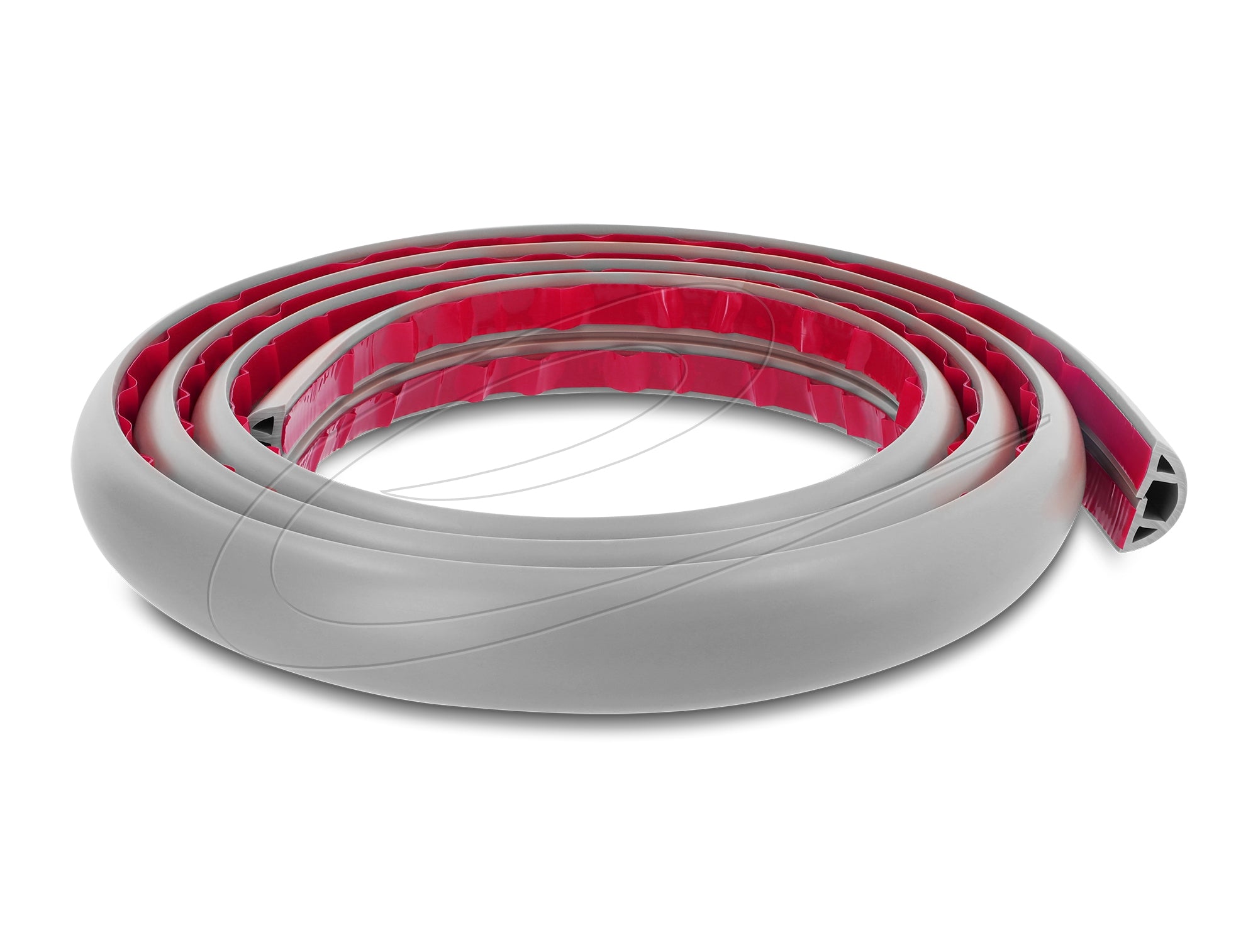 DeLOCK 20766 Wandkanal – 30×10 mm – 2 m – PVC – Grau, selbstklebend