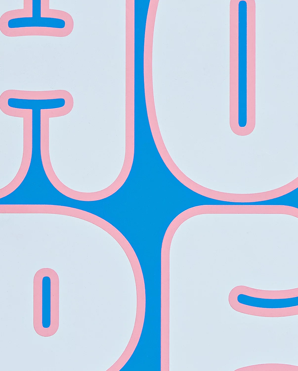 nuuna Notizbuch – 165 × 220 mm – 120 g/m² – Softcover, Fadenheftung, abgerundete Kanten, Blau, Pink, Weiss