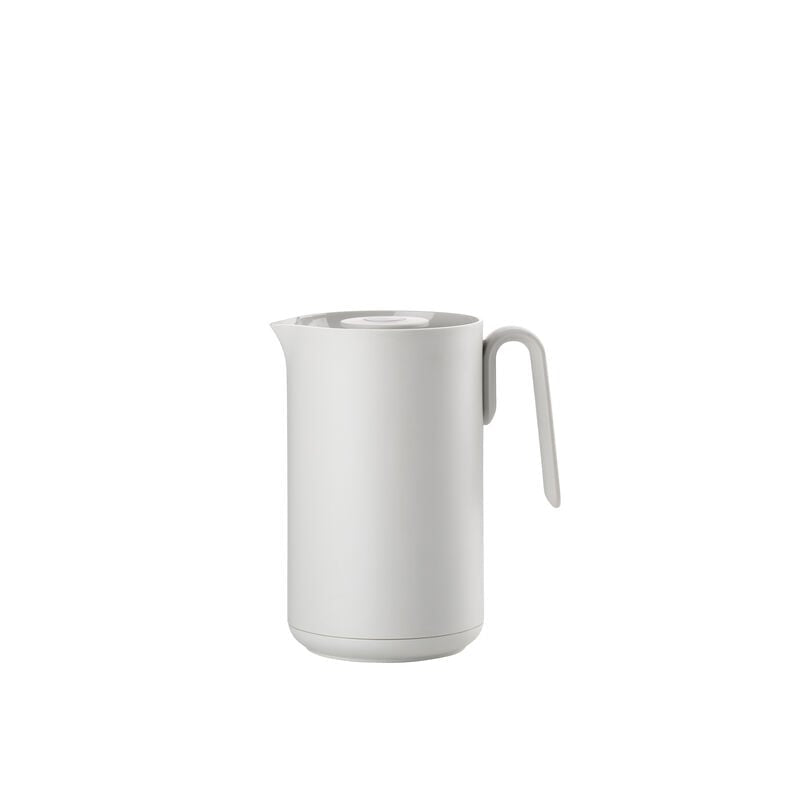 Zone Denmark Thermoskanne Jug Singles – 1 l, Ø 13,2 cm, Kunststoff (PP)/Glas, Knopfdruckverschluss