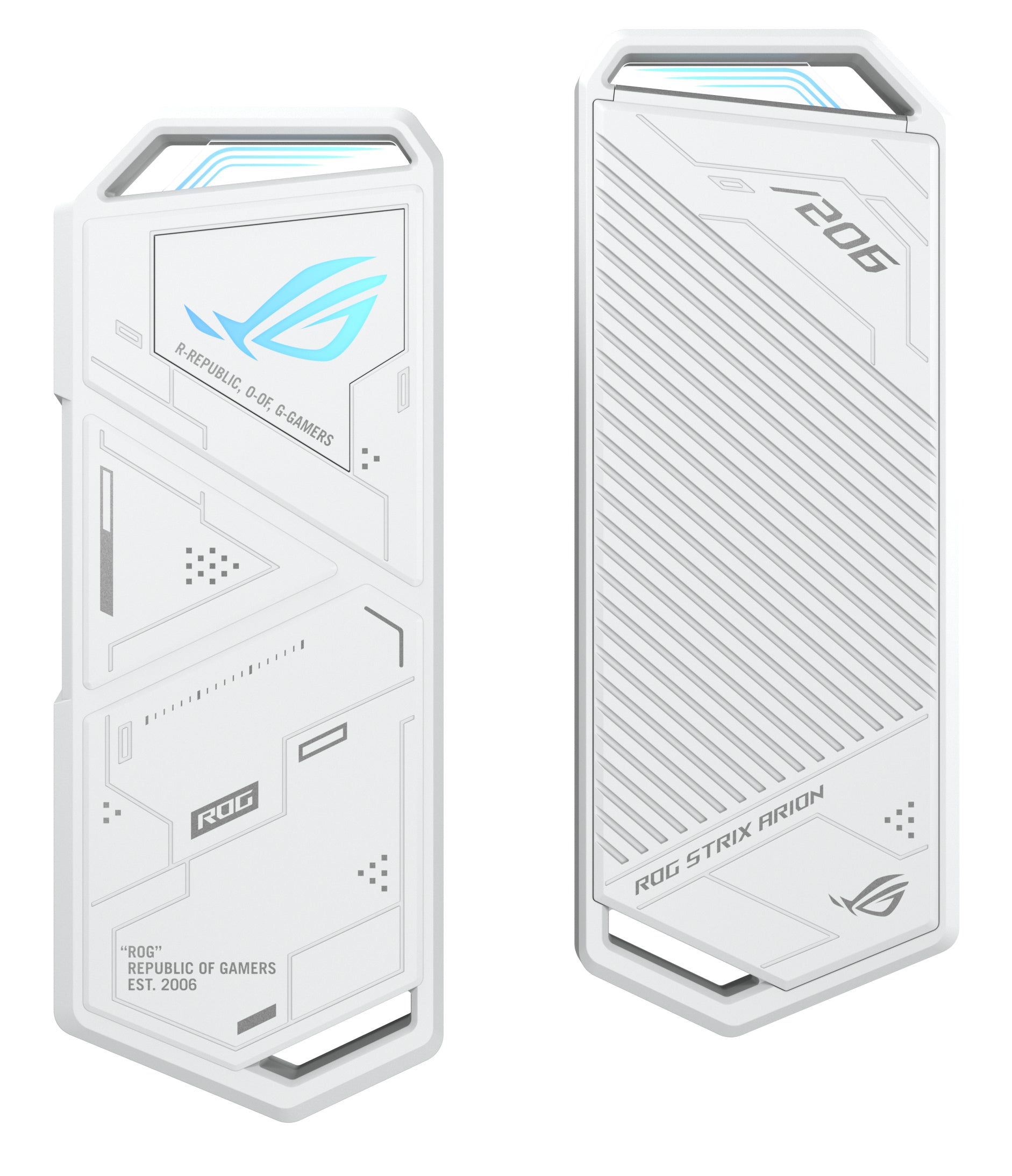 ASUS ROG STRIX ARION WH – 1-Schacht SSD-Gehäuse – für M.2 (PCIe/NVMe)