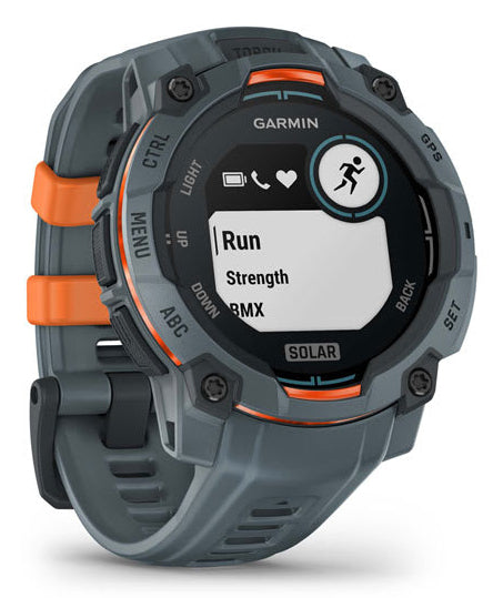 Garmin Instinct 3 Solar – GPS-Smartwatch – 45 mm, NFC, Regen/Dusche, Twilight, Silikonarmband 22 mm