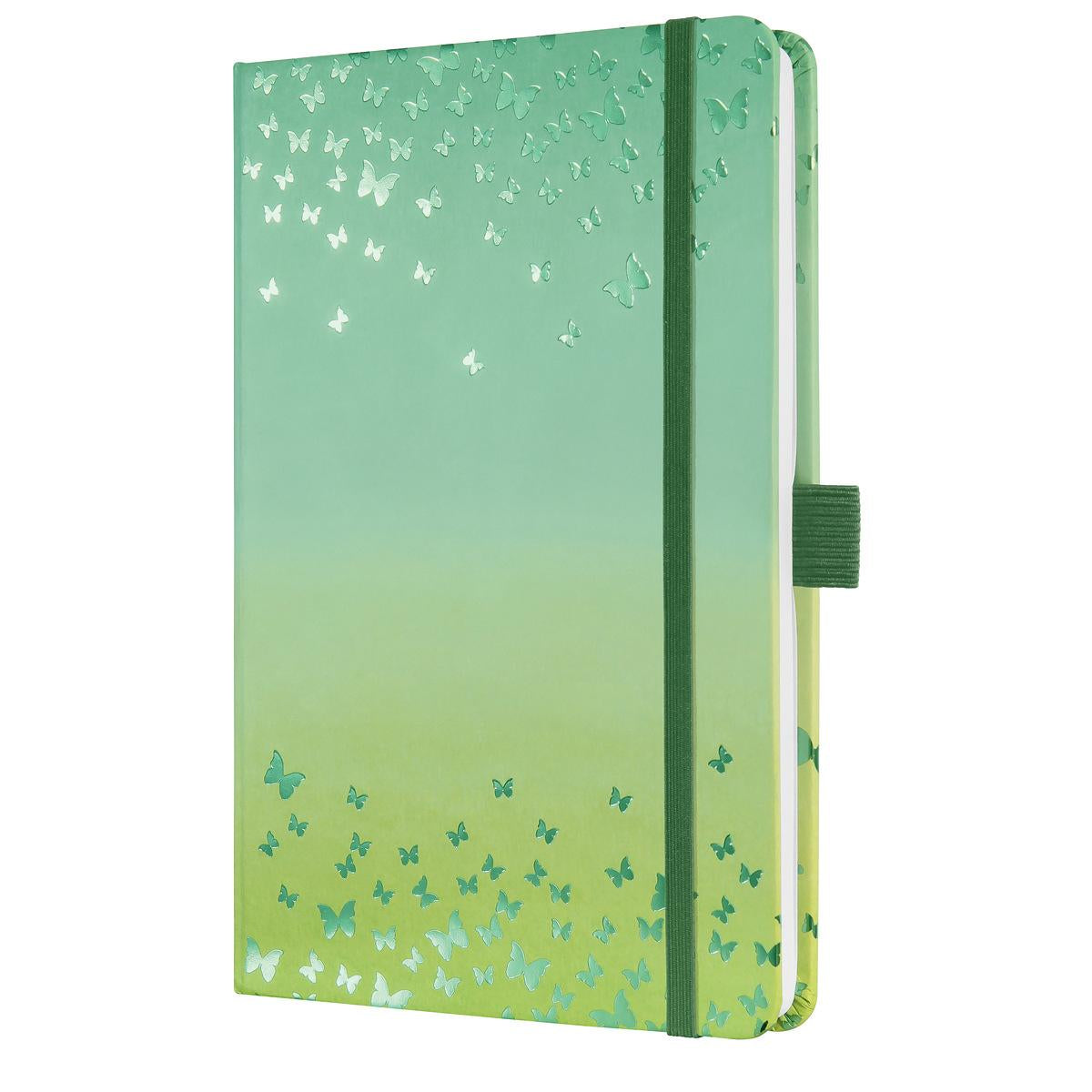 Sigel Notizbuch A5, liniert, Fadenheftung, Hardcover, 174 Seiten, perforiert, 80 g/m² – mehrfarbig