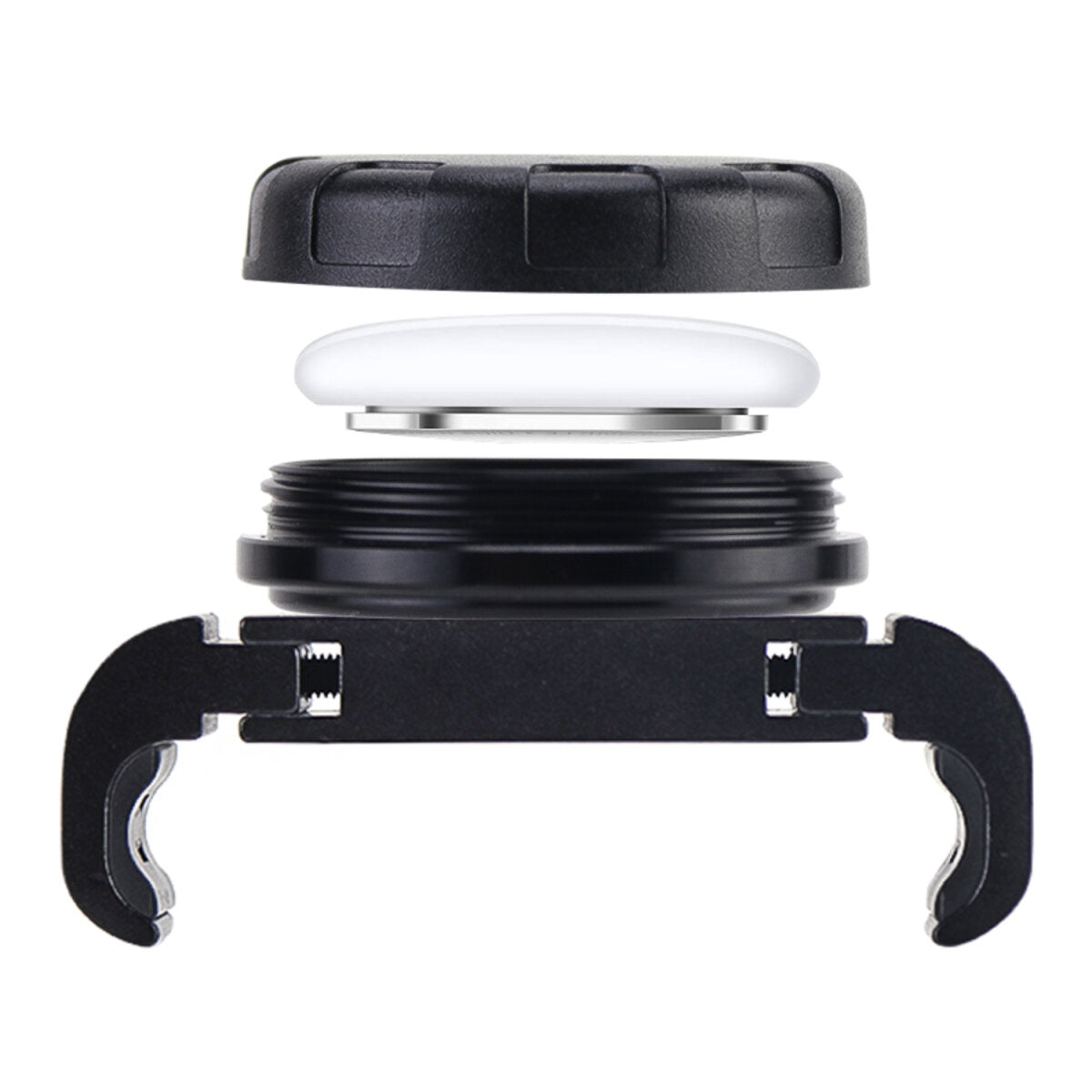 4smarts SkyTag – Bluetooth-Tracker – für Apple Wo ist? – IP65, 50 m Reichweite – Schwarz/Weiss