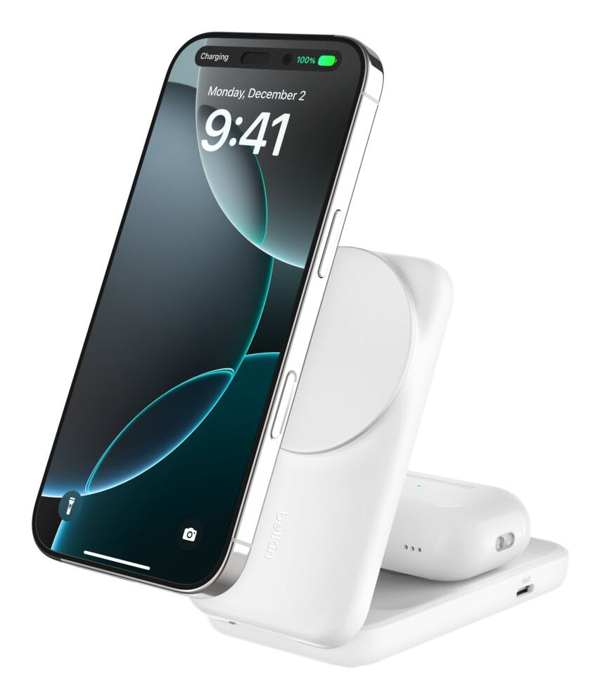 Belkin UltraCharge Ladestation – 25 W, Qi2, magnetisch, klappbar