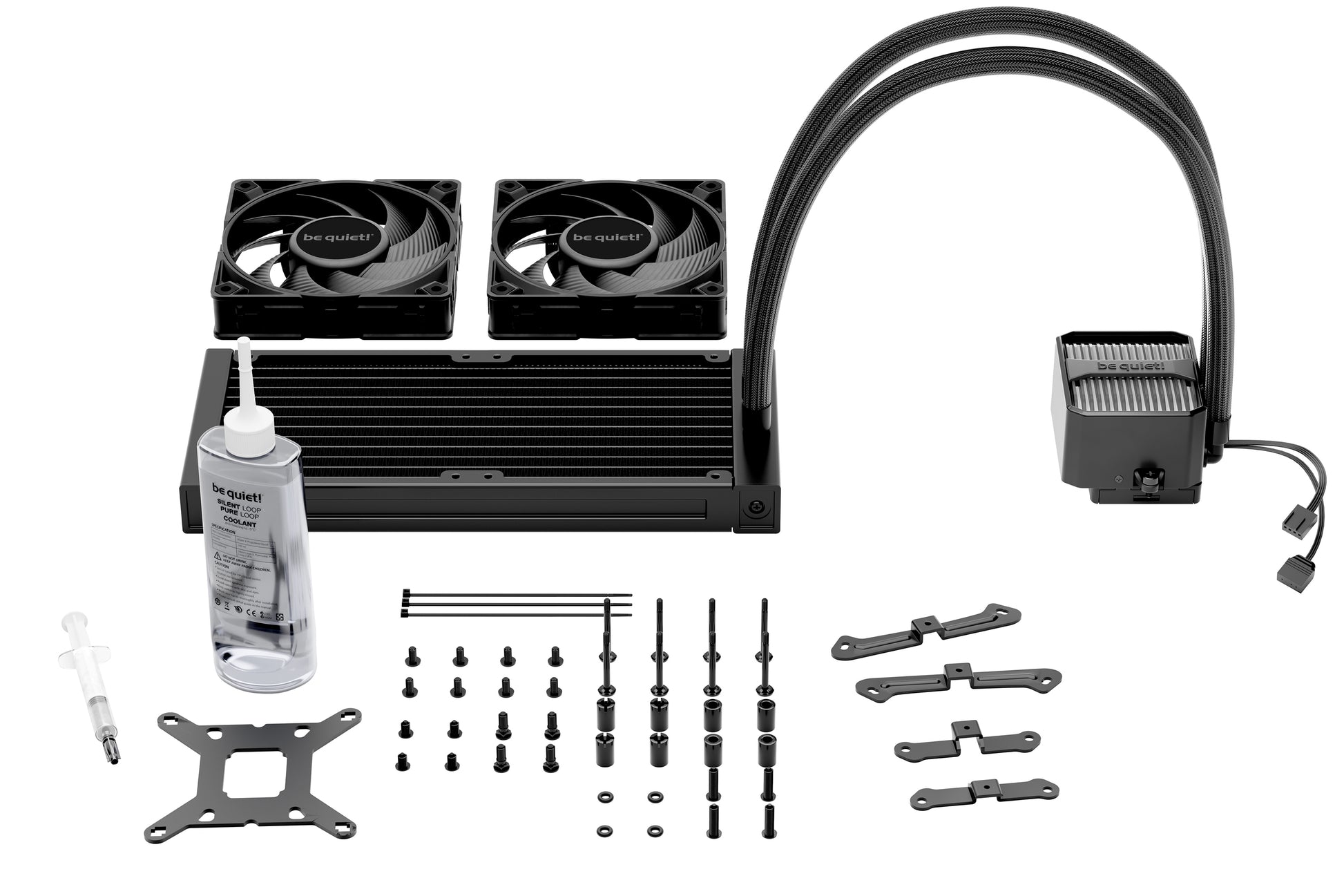 be quiet! be quiet Silent Loop 3 240 mm – AIO Flüssigkeitskühler – 2×120 mm Lüfter, für LGA1851/1150/1151 und andere