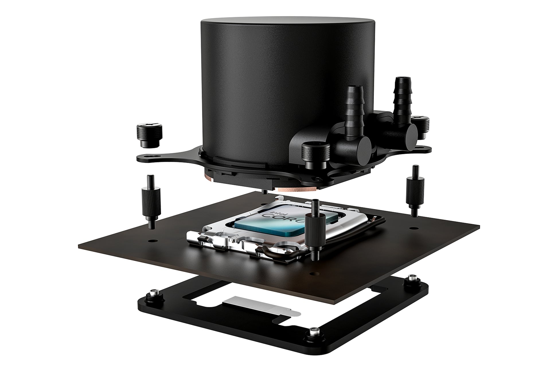 Xilence LQ240 – All-in-One Wasserkühlung – 240 mm, 2×120 mm PWM, 300 W, für AM5/AM4, LGA1700/1200