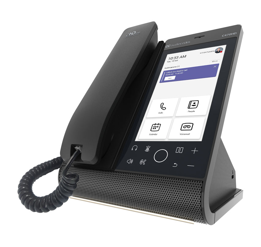 AudioCodes Total Touch – WLAN-Telefon (Handgerät), für Microsoft Teams