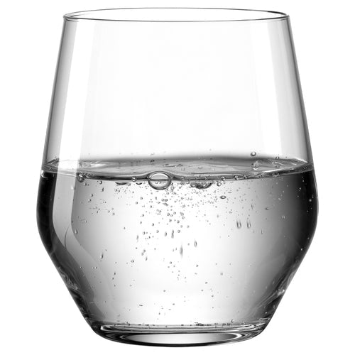 LEONARDO Trinkglas TWENTY4 – 6er Set, 310 ml, Ø 8 cm, H 9 cm, Kristallglas, Transparent, spülmaschinenfest