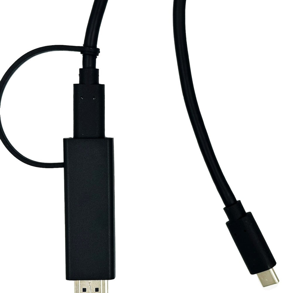 Yealink HDMI Typ A (Stecker) auf USB-C (Stecker) Adapter, 1,2 m, 330000008024