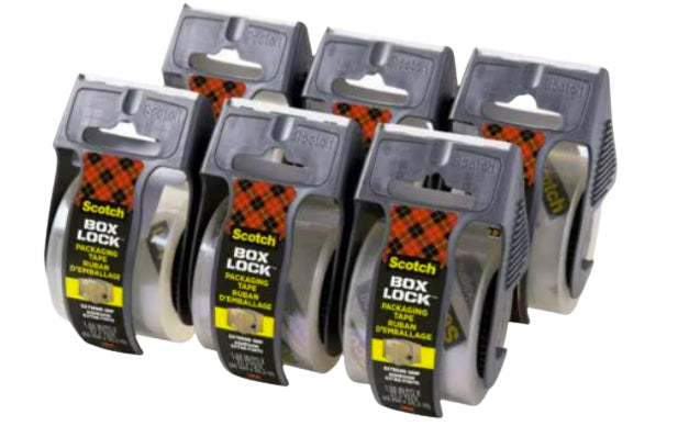 Scotch Verpackungsband Box Lock Extreme Grip – 48 mm × 20,3 m, transparent, stark