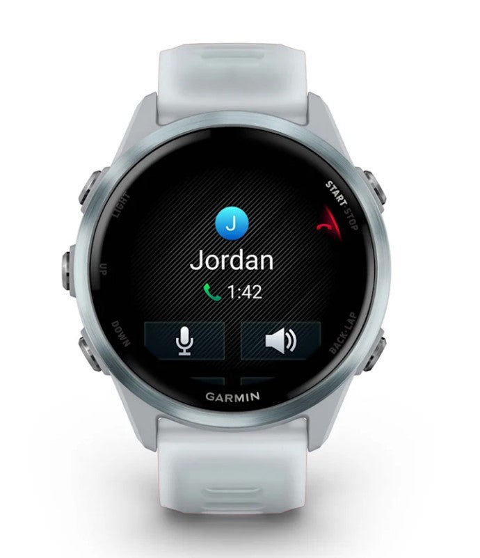 Garmin Forerunner 570 42 mm GPS – Aluminium, Sportarmband, Weiss, 50 m, für Android, iOS