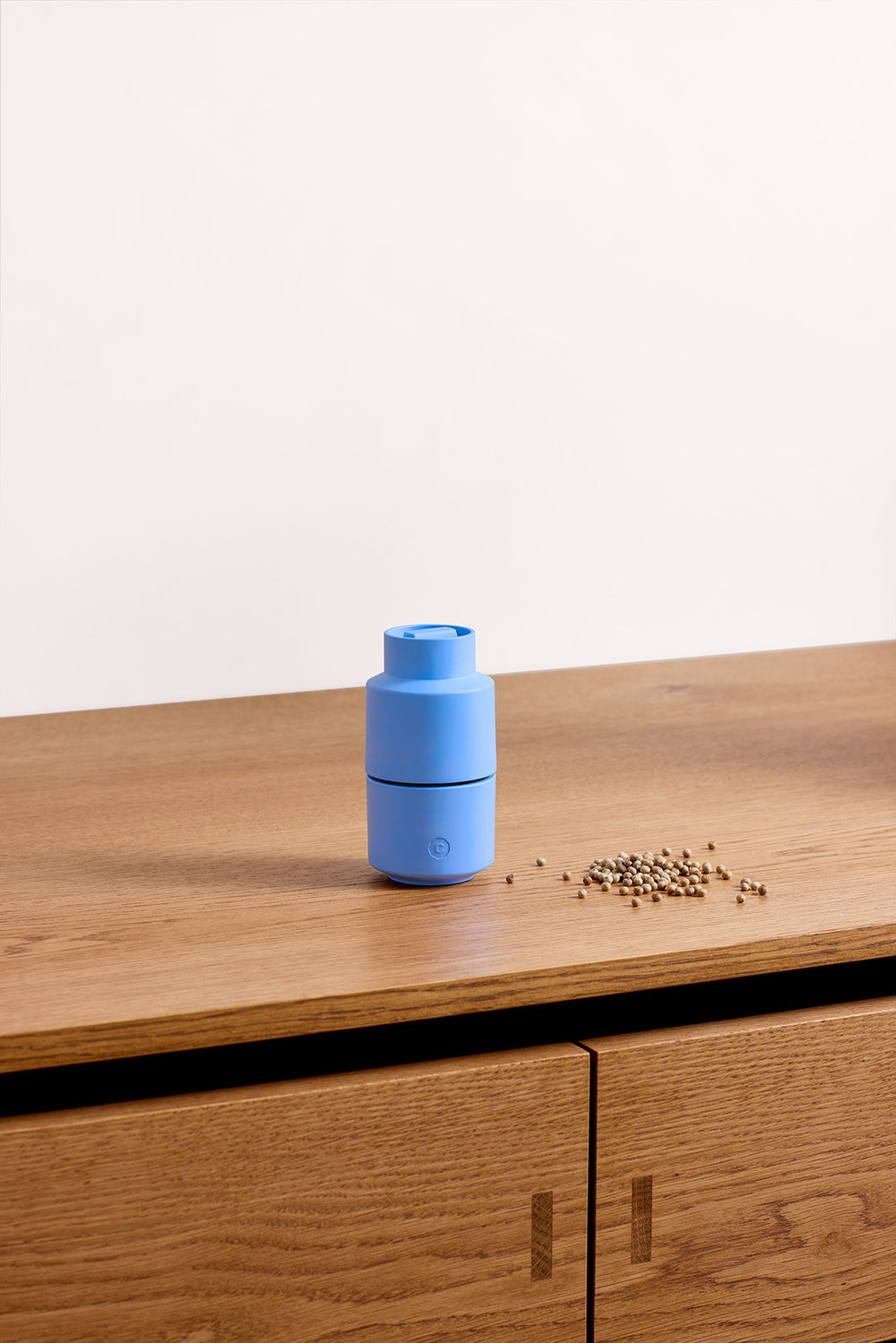 CrushGrind Salz-/Pfeffermühle 12 cm, Biokomposit/Kunststoff, Hellblau