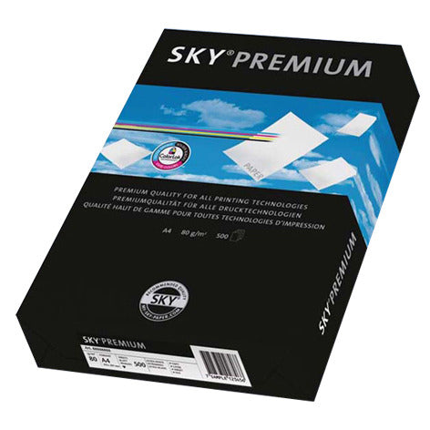 Sky Kopierpapier – A4, 100 g/m², hochweiss – für Inkjet/Laser/Kopierer – FSC – 500 Blatt