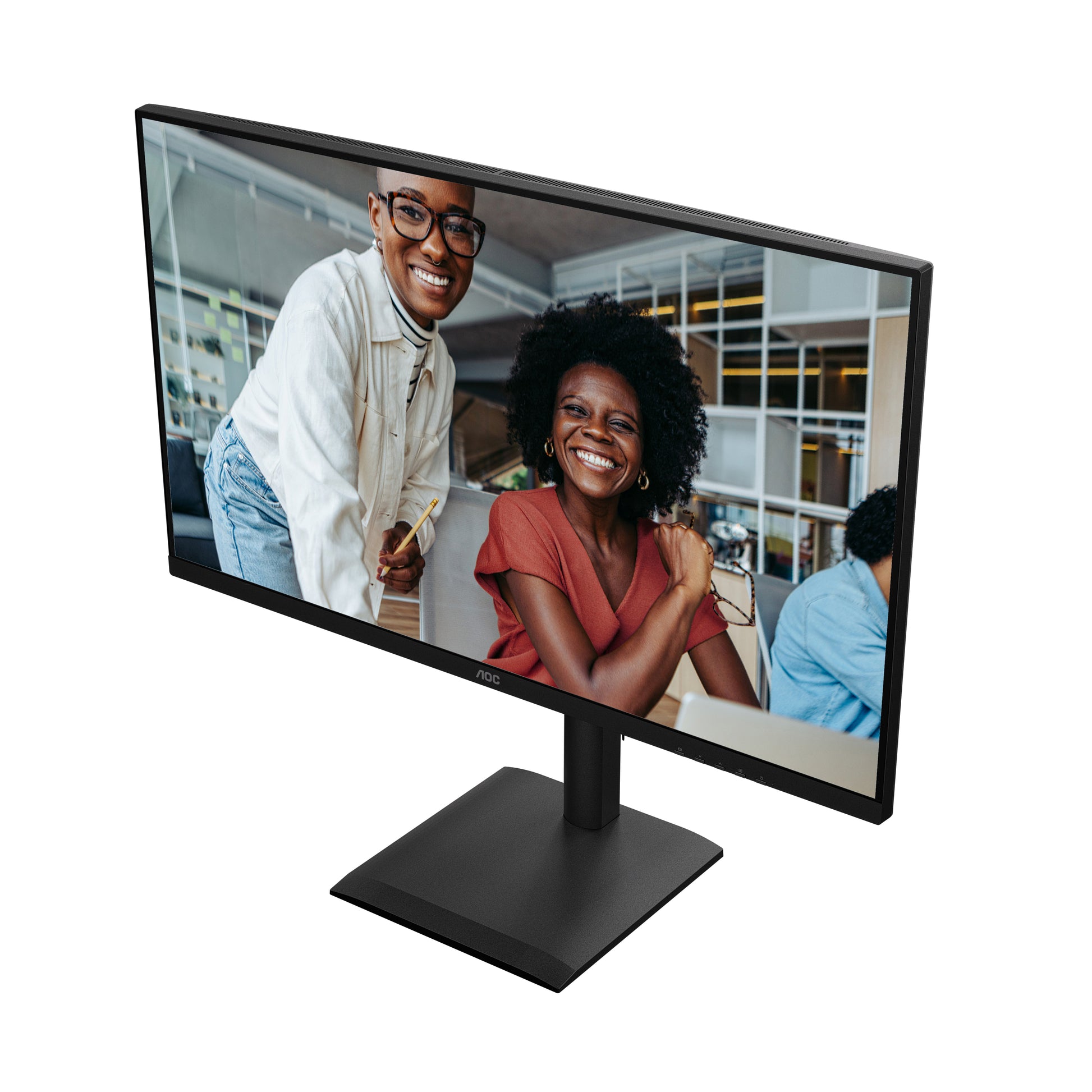 AOC Q32E4U – Monitor, 31,5", 2560 × 1440 (WQHD), IPS, 100 Hz, Integrierte Lautsprecher, VESA 100 × 100, Schwarz