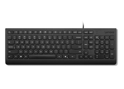 Lenovo Tastatur – kabelgebunden, USB-A, auslaufsicher, schwarz