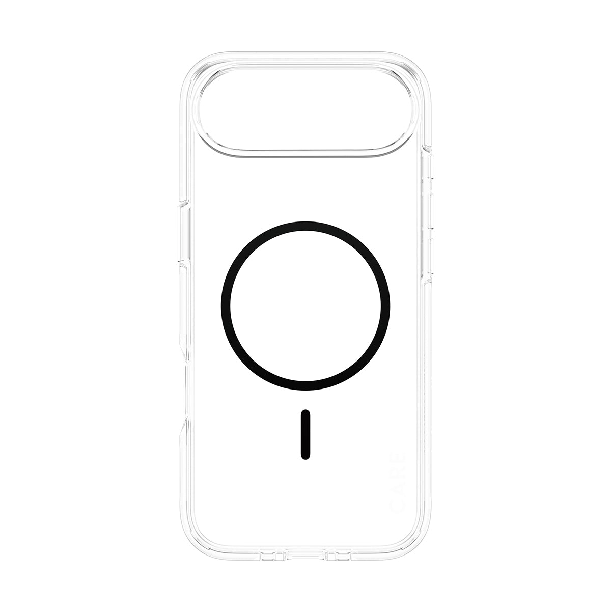 PanzerGlass Backcover – für Apple iPhone Air – transparent/schwarz – TPU, MagSafe-kompatibel