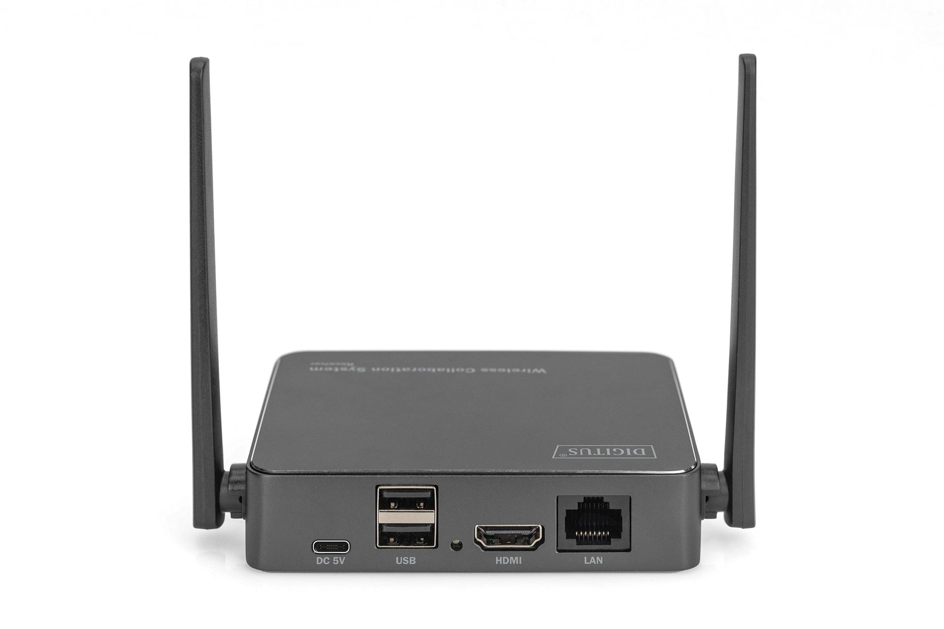 Digitus Click & Present Pro – Drahtloses Präsentationssystem – 4K, HDMI, Schwarz/Grau