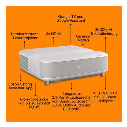 Epson EH-LS670W, Projektor – Ultra HD 4K