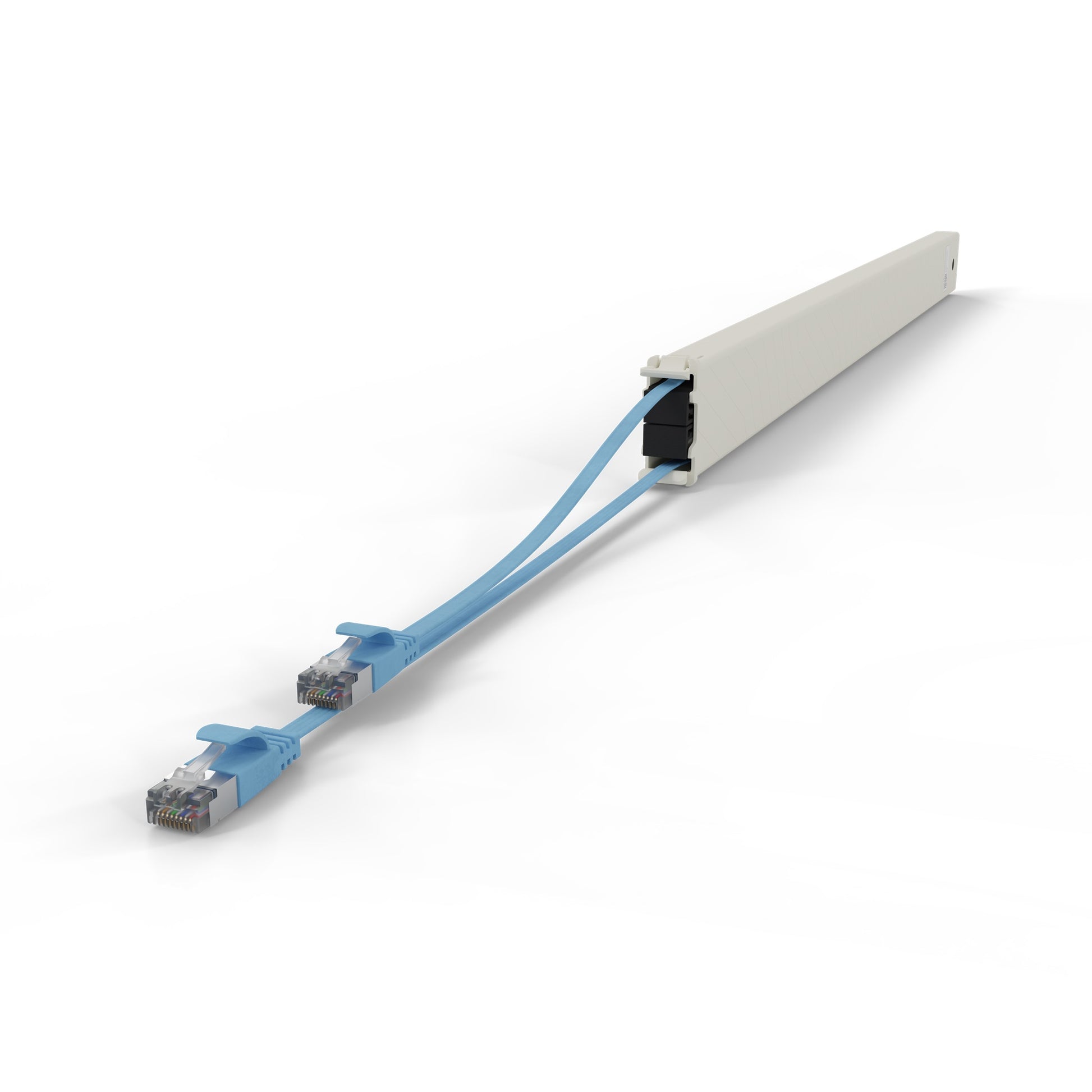 patchbox.one Cassette Patchkabel – Cat6a U/FTP (STP), 2,5 m, Blau, RJ-45