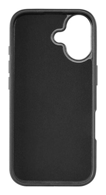 Black Rock Robustes Carbon Backcover – für Apple iPhone 17, PC+TPU, Schwarz