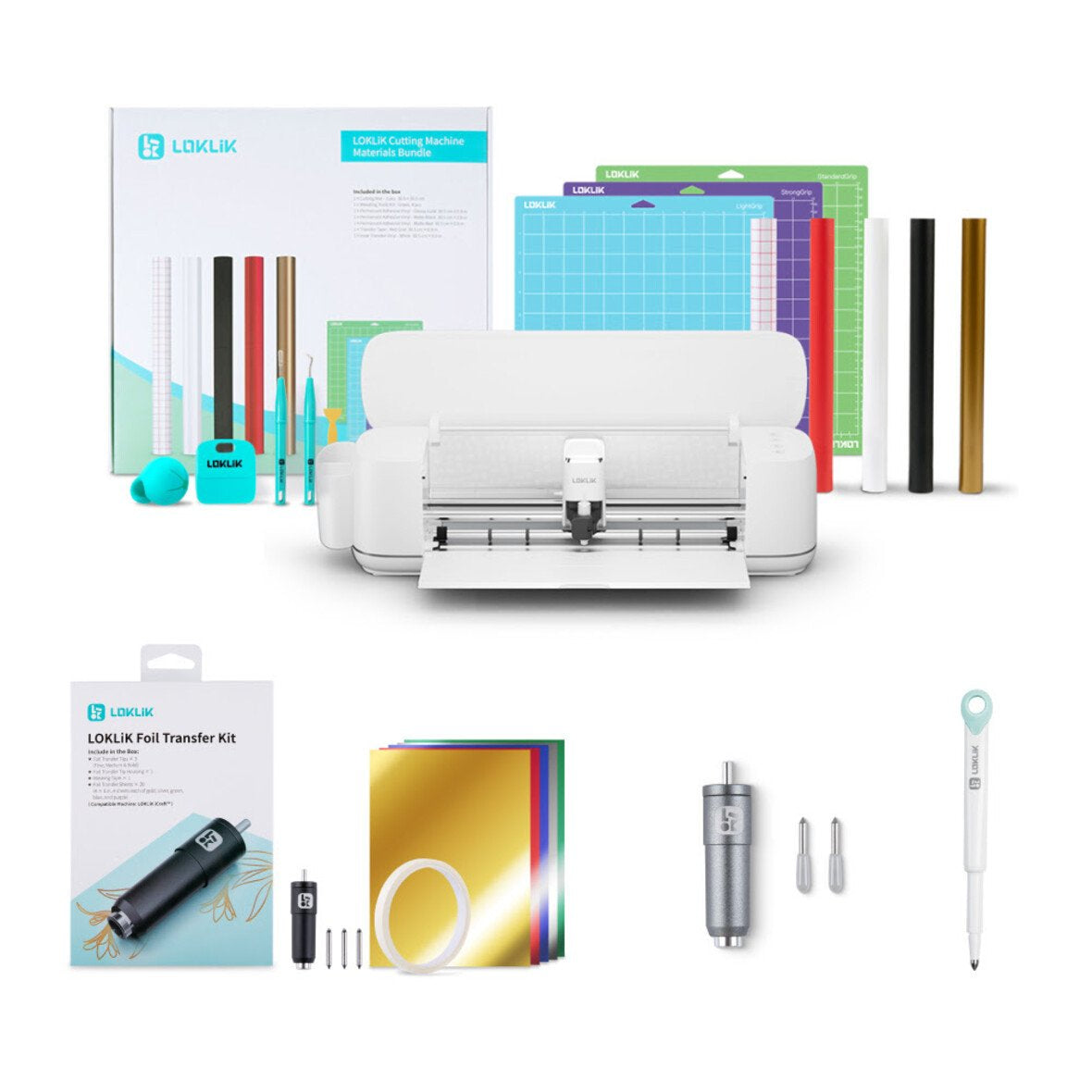 LOKLiK Schneideplotter iCraft – max. Breite 333 mm, Materialdicke 0,38 mm, Blau