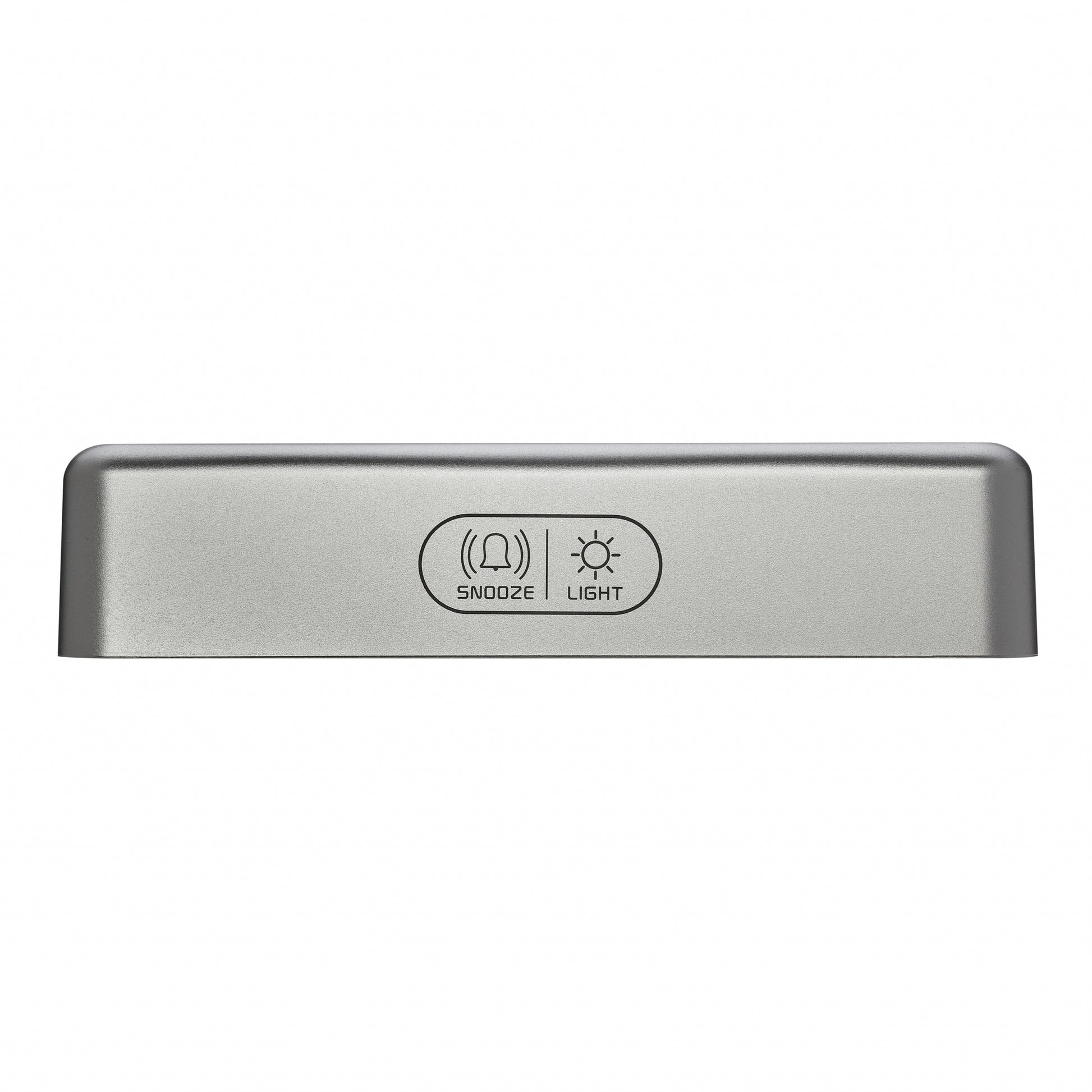 TFA-Dostmann TFA Dostmann Digitalwecker – Snooze, Thermometer, USB, 14,5 × 6,5 × 3,2 cm, Silber
