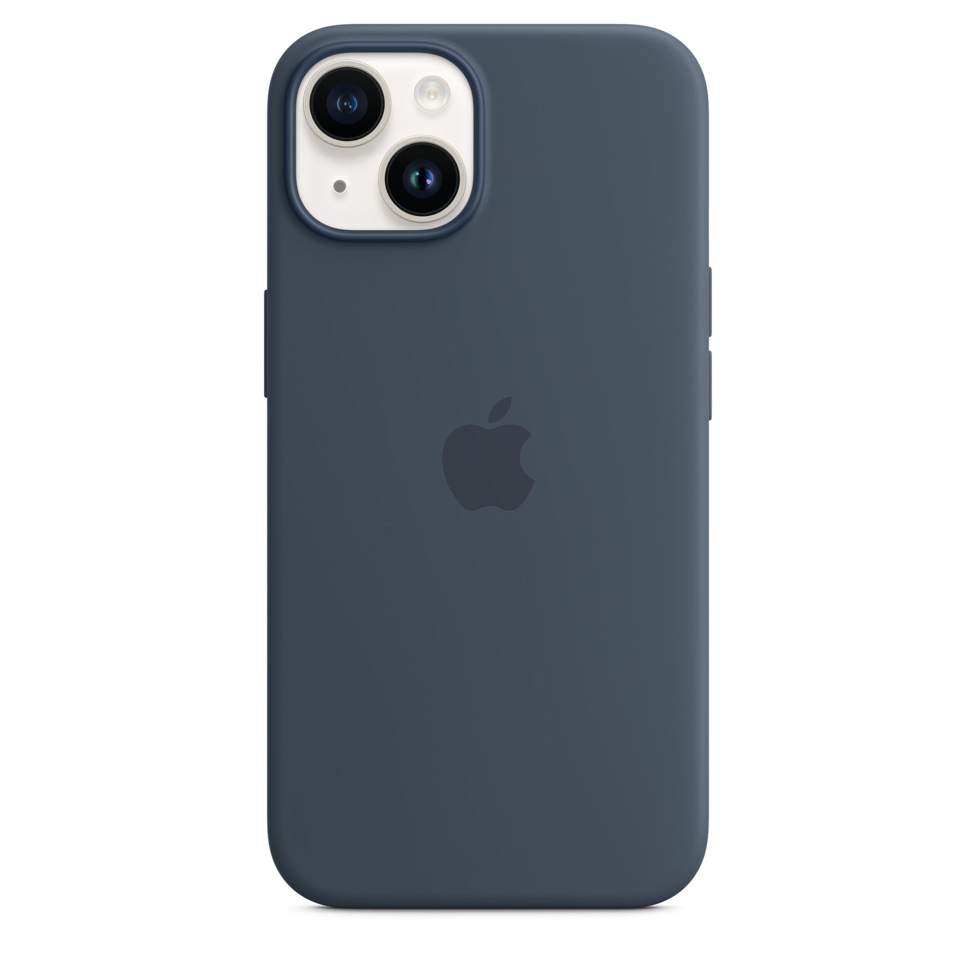 Apple Backcover – für Apple iPhone 14, MagSafe, Silikon+Mikrofaser, Navy
