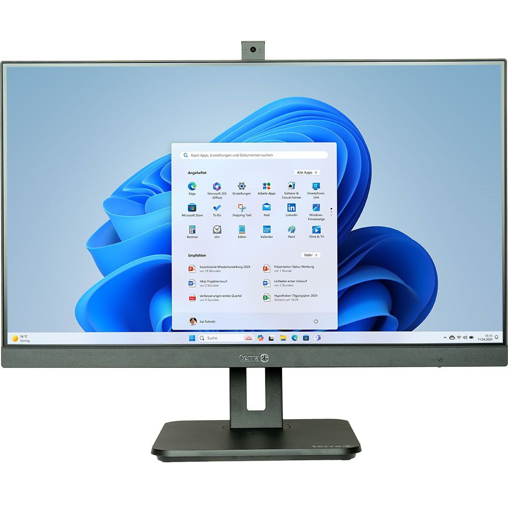 Terra 2710 HA GREENLINE All-in-One – 27" Full HD, Intel Core i5-12400, 8 GB RAM, 1 TB SSD, Windows 11 Home