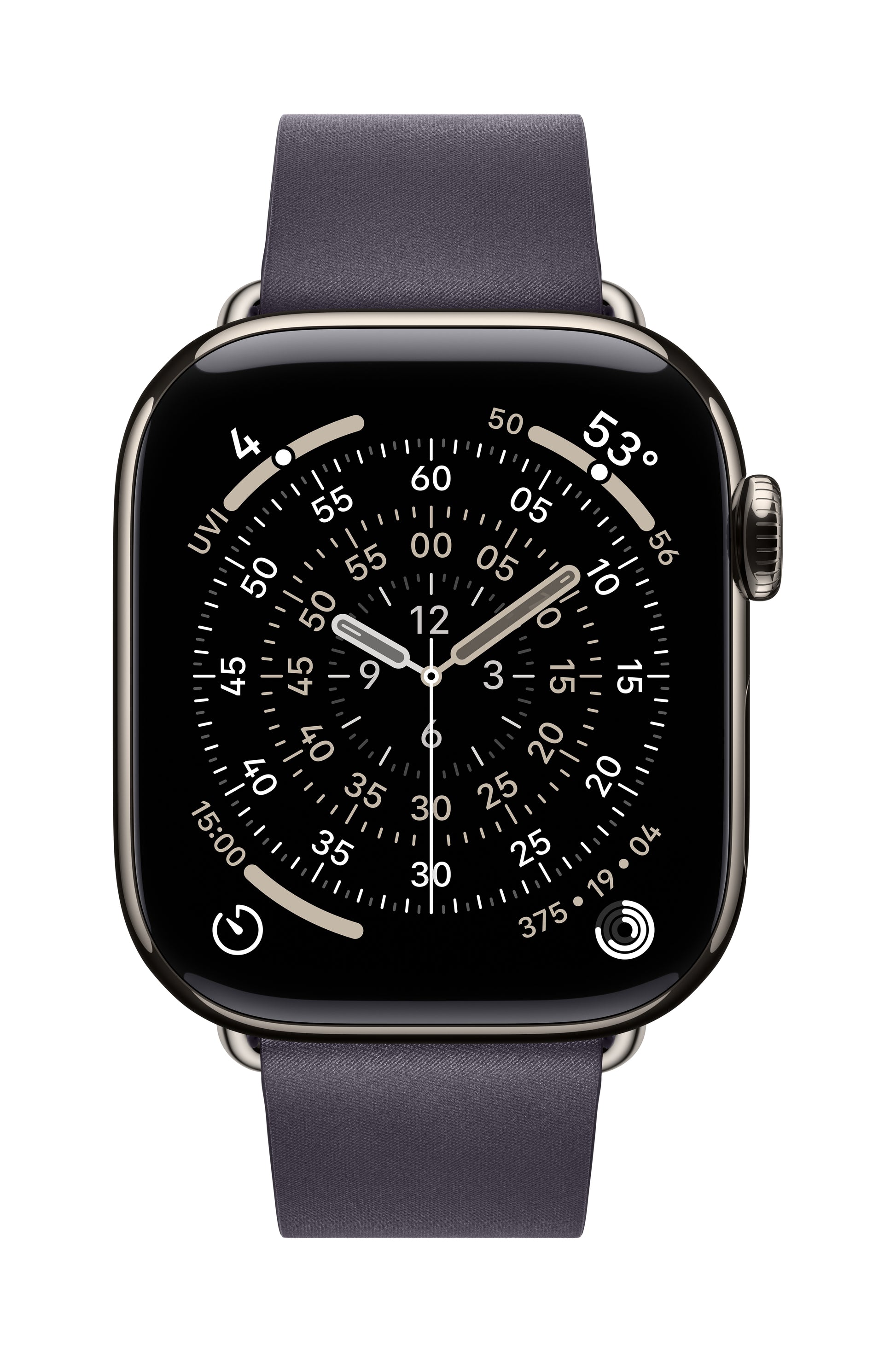 Apple Modern Buckle – Armband – für Apple Watch 42 mm, Midnight Purple, Grösse S, Polyester