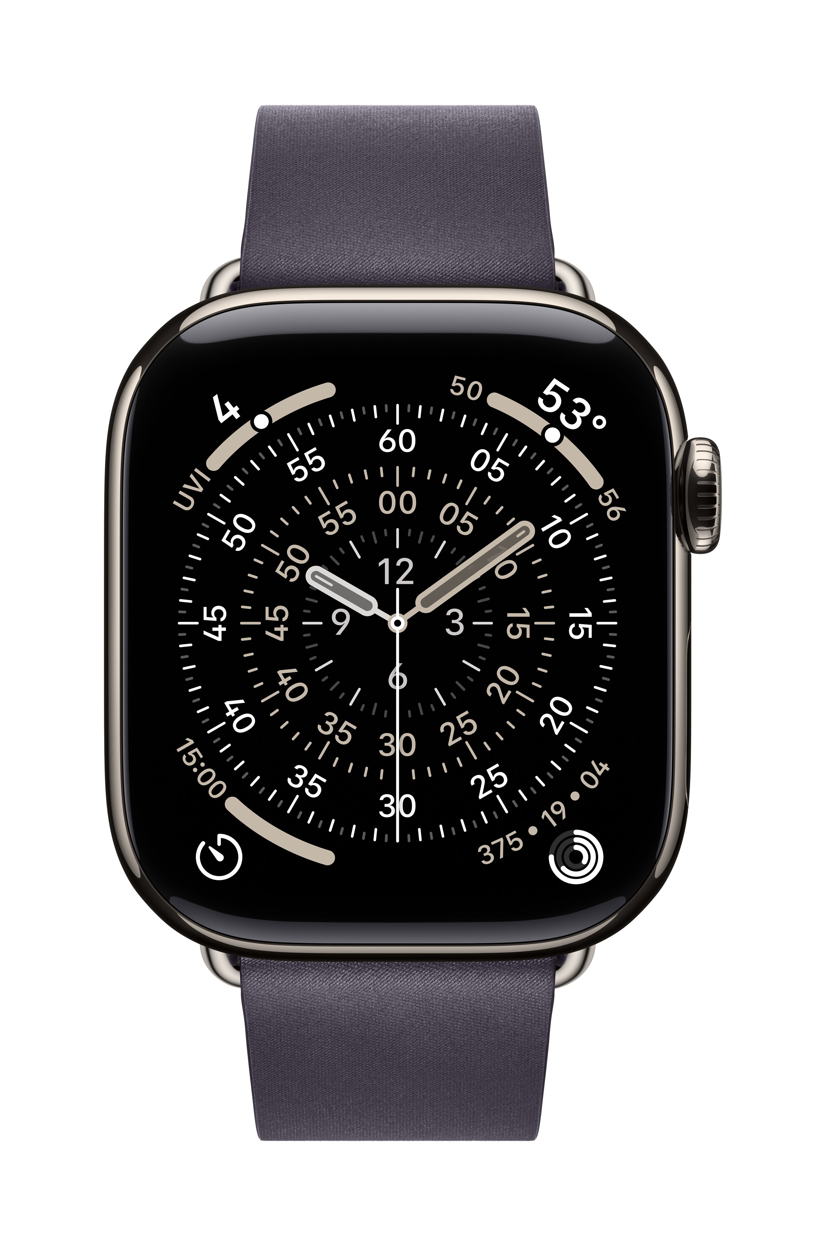 Apple Modern Buckle – Armband – für Apple Watch 42 mm, Midnight Purple, Grösse S, Polyester
