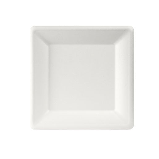 Duni Teller, Bagasse (Zuckerrohr), quadratisch – 26 × 26 cm