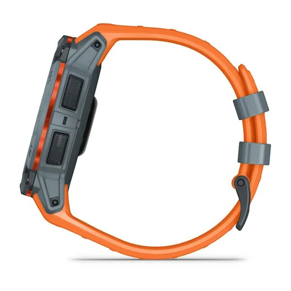 Garmin Instinct 3 Solar – GPS-Smartwatch – 50 mm, GPS, NFC, Orange, Sportarmband