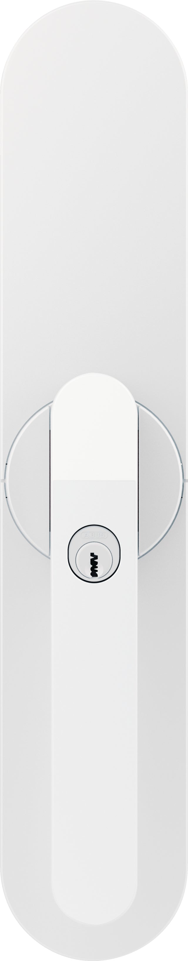 ABUS WINTECTO One FCA4100W Smart-Vorhängeschloss – BT, Batteriebetrieben (AA), Weiss, 63×92×300 mm