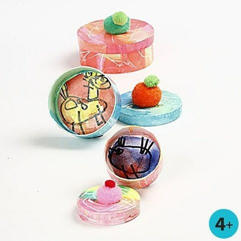 Creativ Company Dekostoff, Kunststoff, Mehrfarbig, 300 g, Pompons