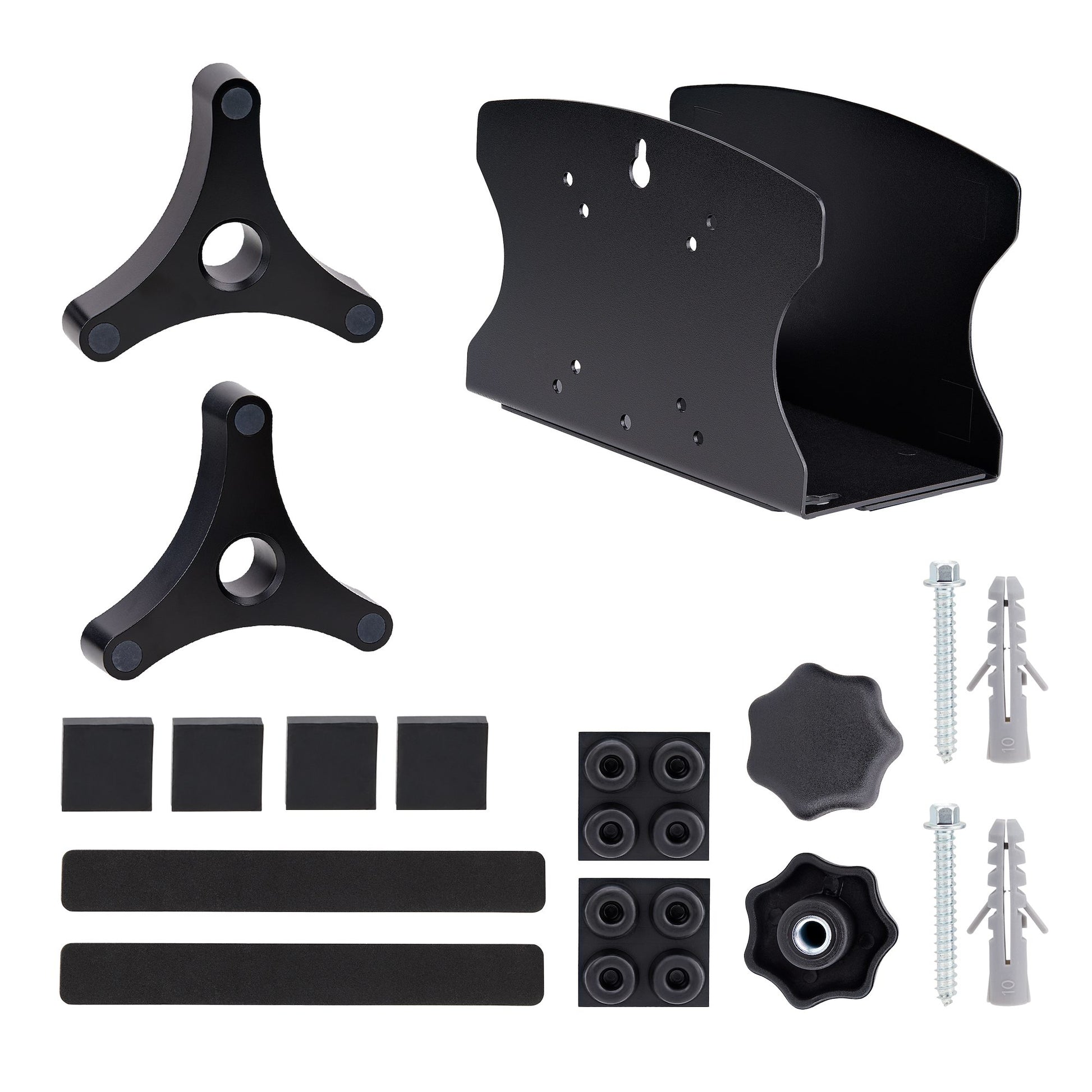 StarTech.com Monitor-Wandhalterung – bis 18 kg – Schwarz – für Desktop-Gehäuse 5–20 cm