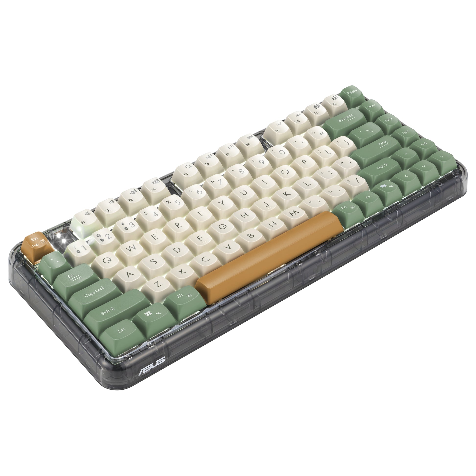 ASUS Jelly75 KD201 – Tastatur 75% – Mechanisch – Bluetooth & 2,4 GHz – USB-C – Ohne Ziffernblock – Für Mac