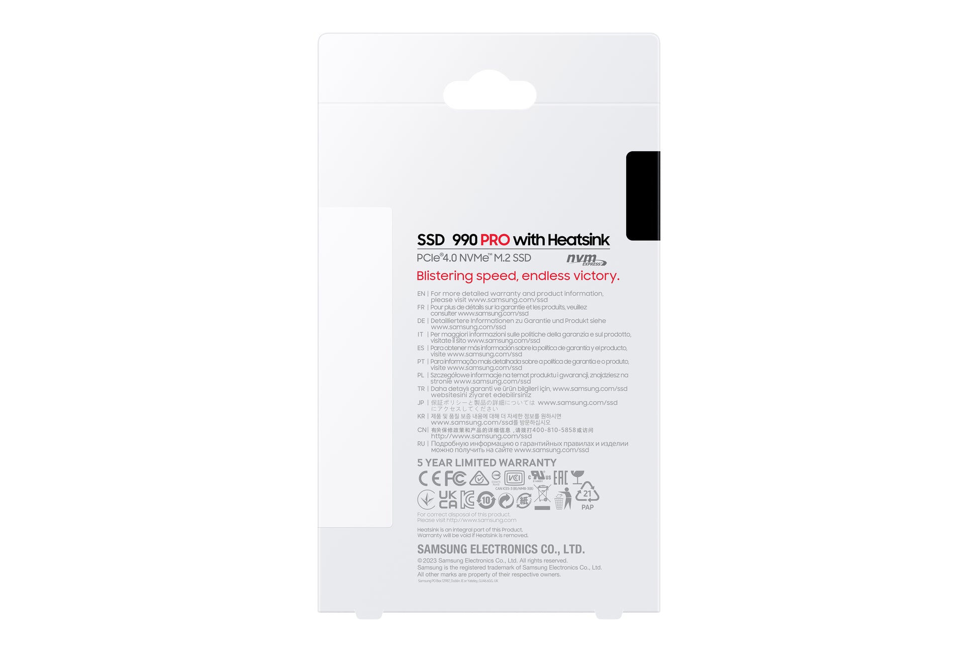 Samsung MZ-V9P2T0 – 2 TB M.2 2280 NVMe PCIe 4.0