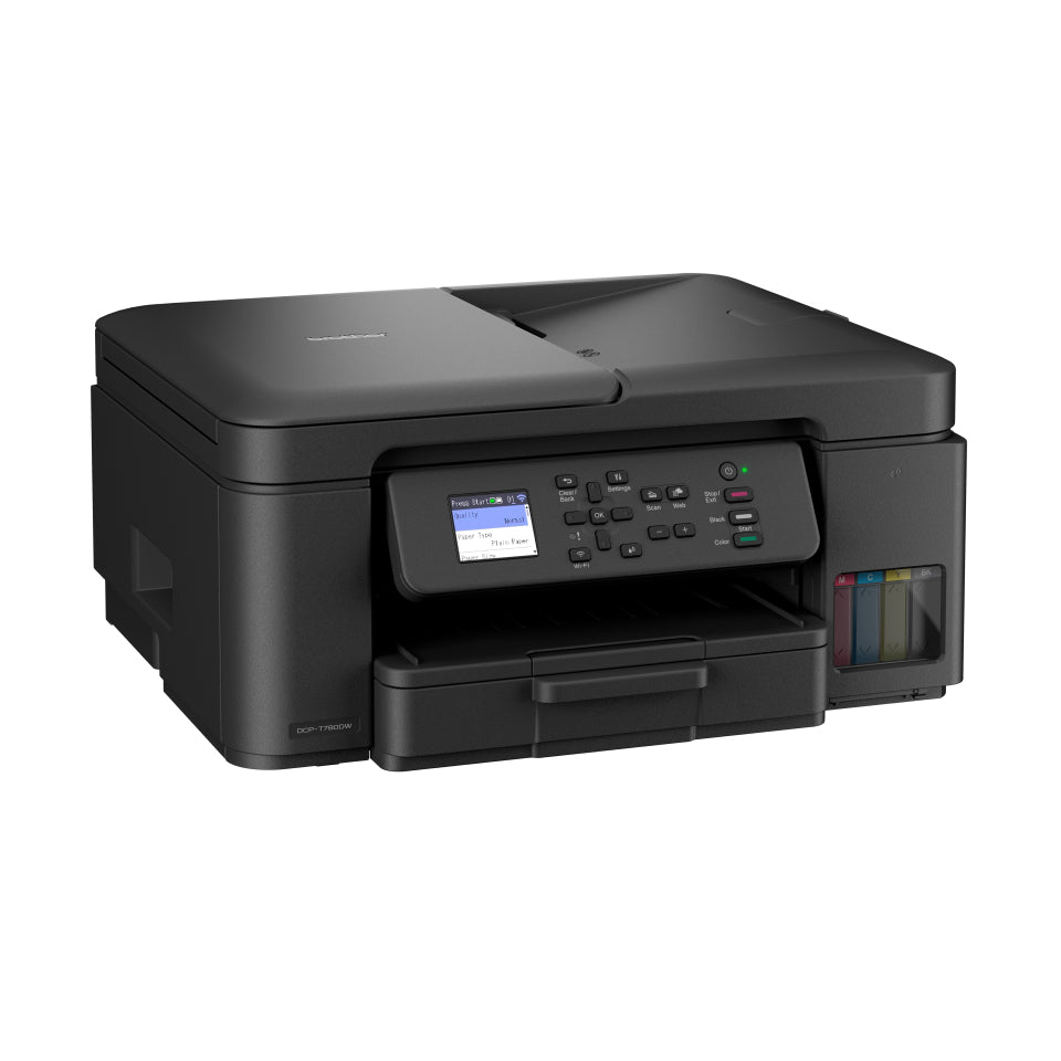 Brother DCP-T780DW – Farbiges Tintenstrahl-MFP A4, 3-in-1 – USB/WLAN – Duplex, ADF – 16 S./Min. S/W, 7 S./Min. Farbe