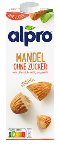 Alpro Mandeldrink UHT, ohne Zucker – 1 l