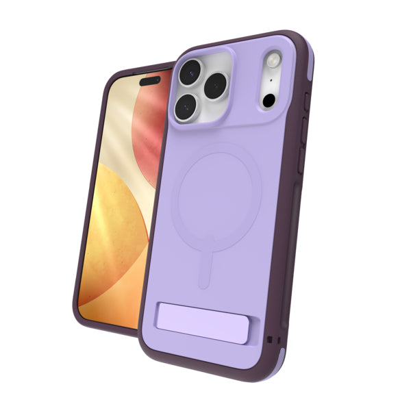 ZAGG Sedona Snap – Backcover – für Apple iPhone 17 Pro Max, Graphen, Violett, bis 4 m Sturzsicher