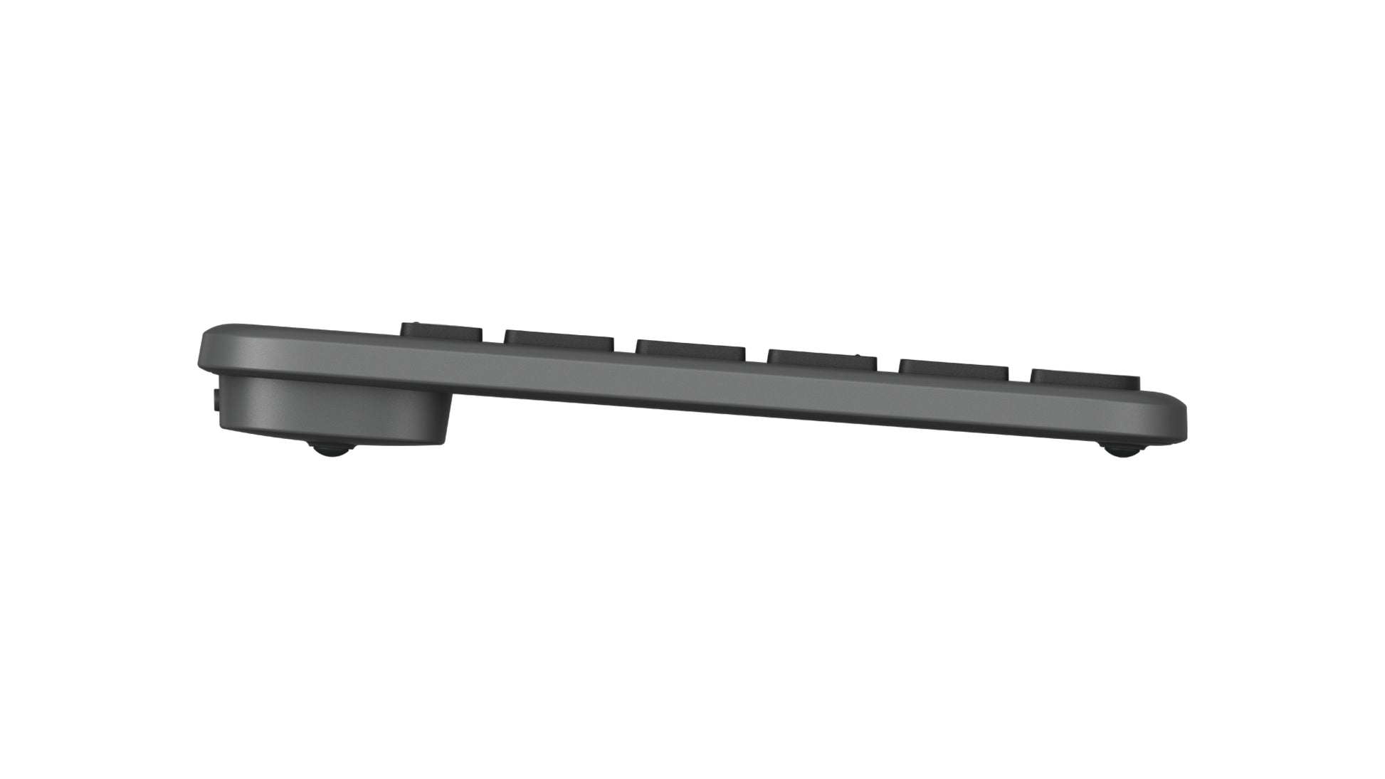 Logitech Signature Slim Solar+ K980 – Tastatur – Bluetooth & 2,4 GHz – Solar (integrierter Akku) – Graphit