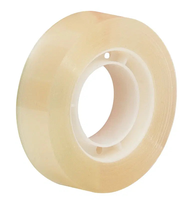 Q-Connect Büro-Klebeband – permanent, klar, 15 mm × 33 m